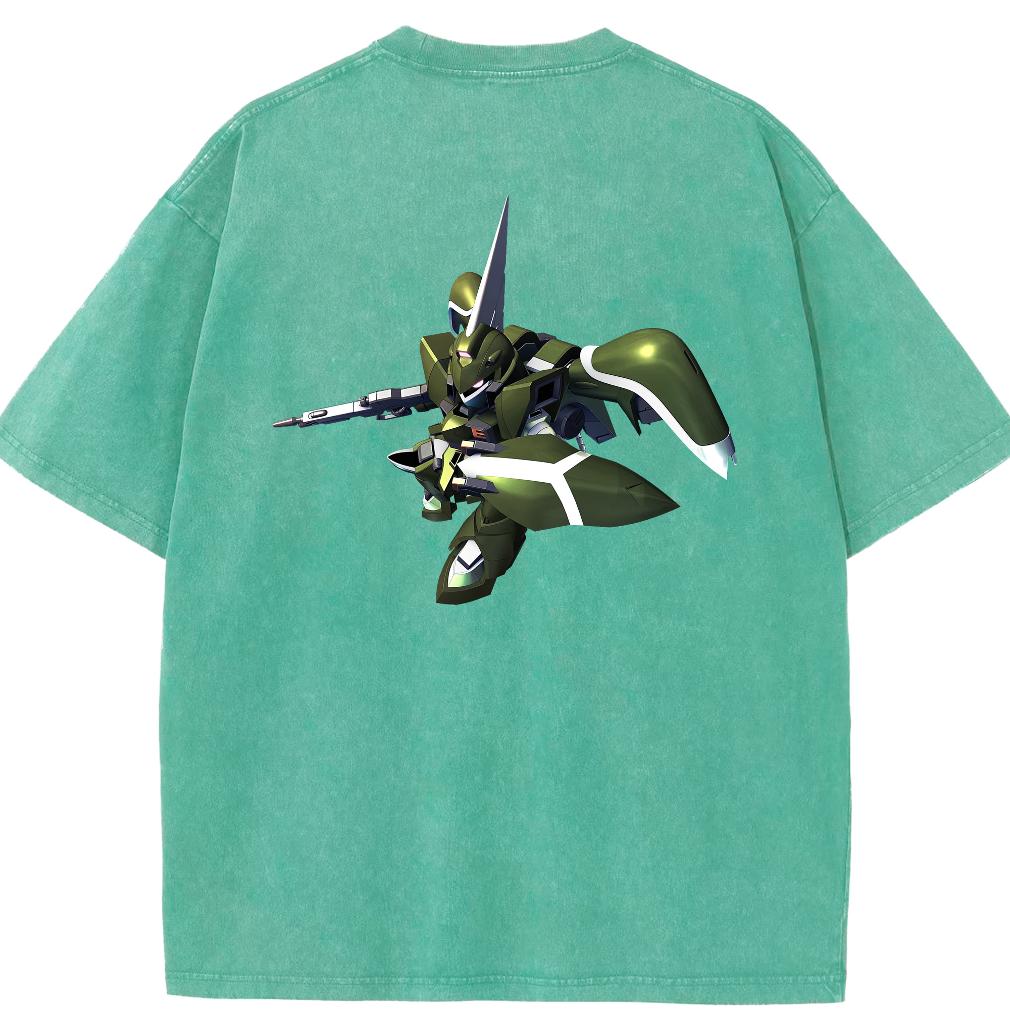 （画像用） 機動戦士ガンダム Mobile Suit Gundam 綿100% ヴィンテージ風 半袖Tシャツ（背面プリント）